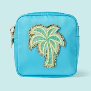 Stoney clover lane Blue Palm Tree Pouch